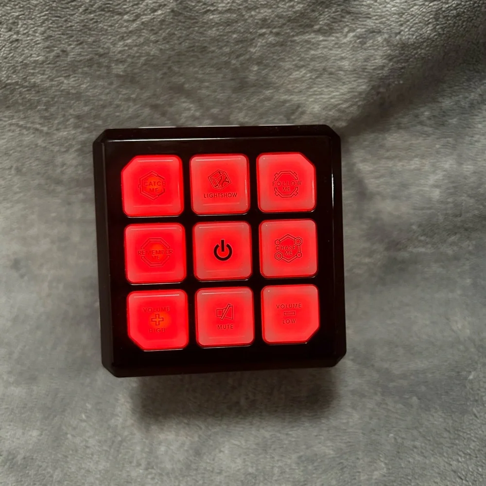 Electronic cube Memory/Brain Game 4-in-1 Handheld Games
